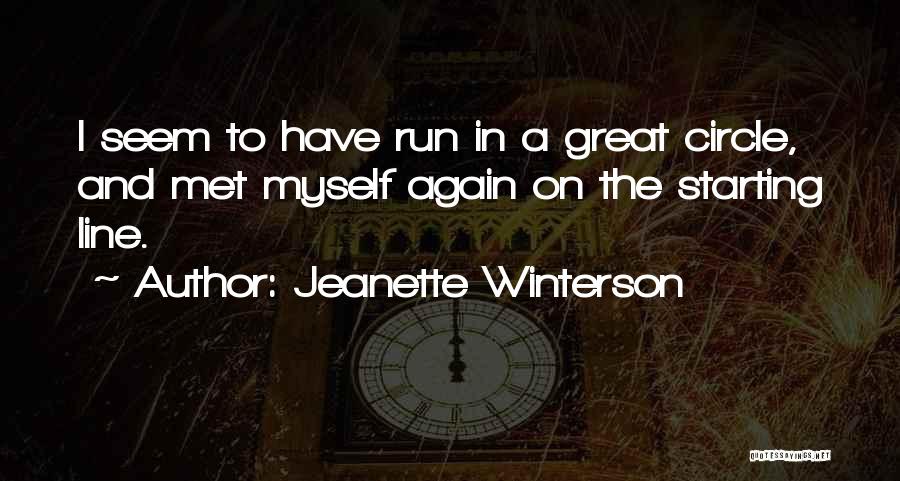 Starting Again Quotes By Jeanette Winterson