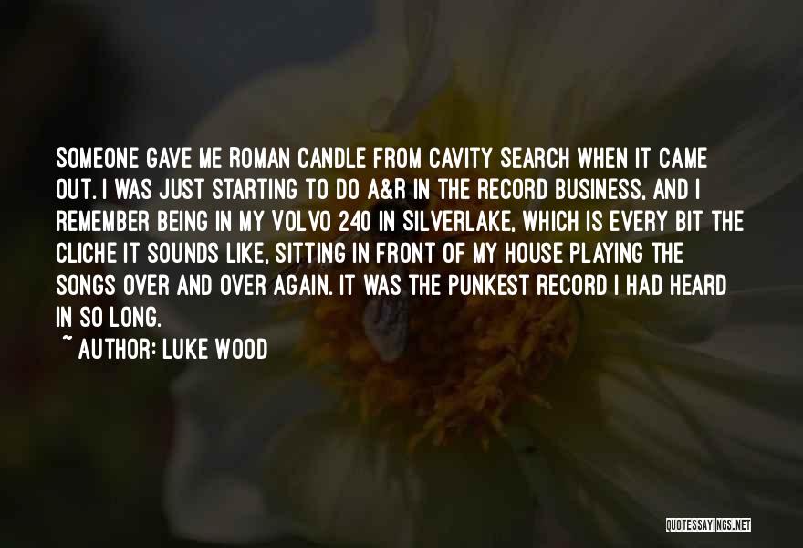 Starting Again Quotes By Luke Wood
