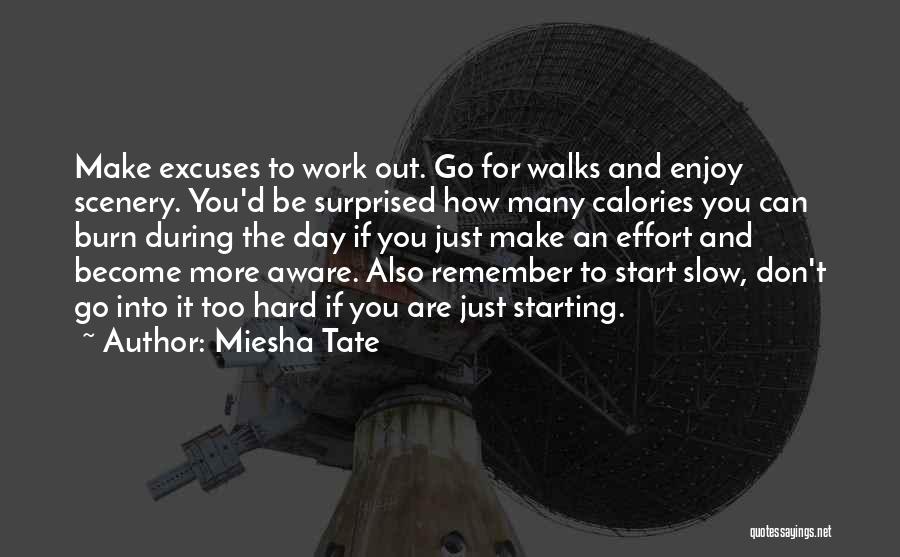 Starting Each Day Quotes By Miesha Tate