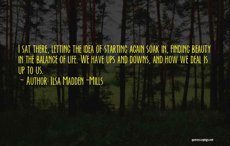 Starting Life All Over Again Quotes By Ilsa Madden-Mills