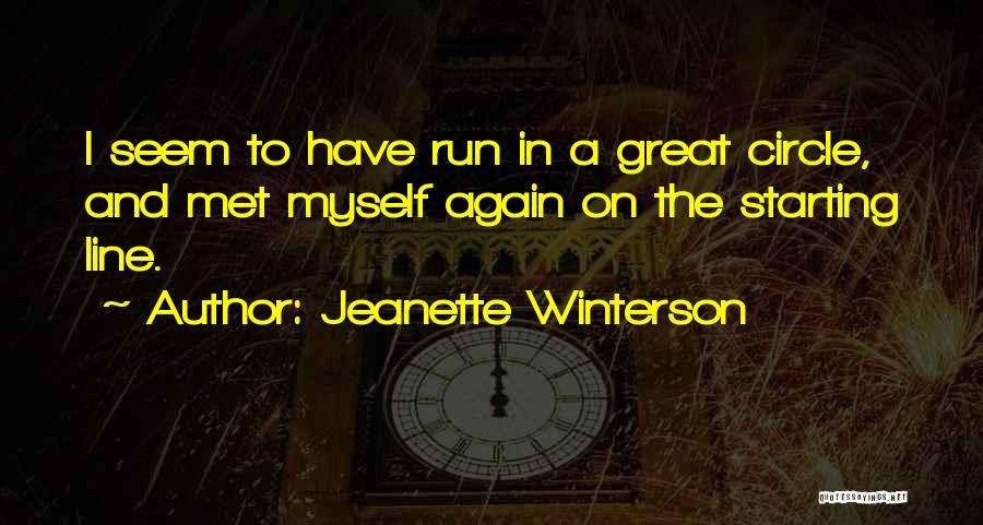 Starting Life All Over Again Quotes By Jeanette Winterson