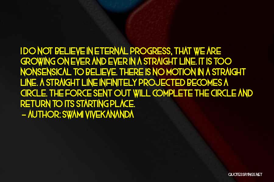 Starting Line Up Quotes By Swami Vivekananda