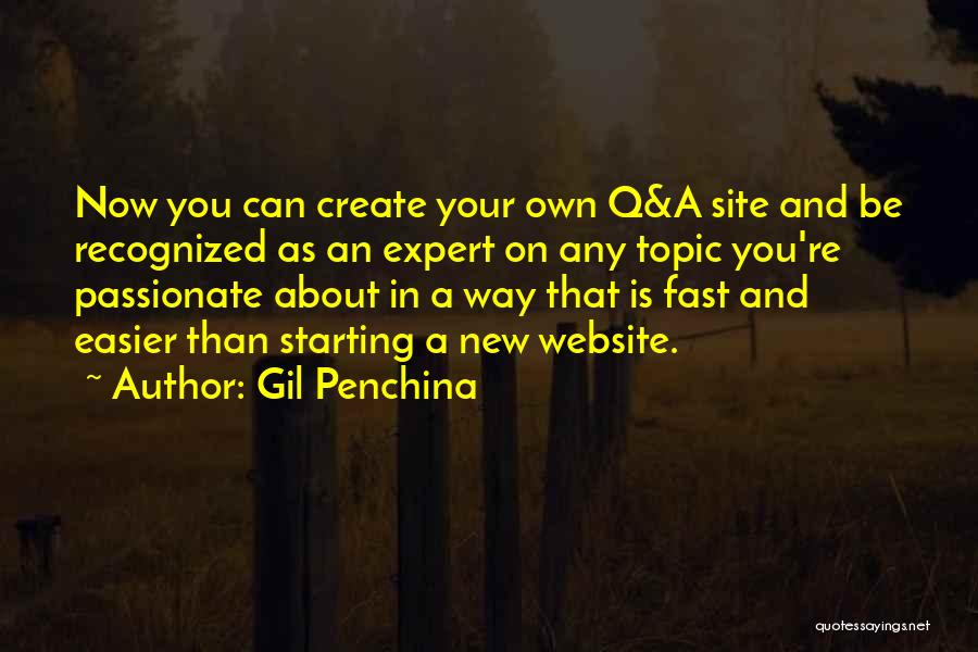 Starting Now Quotes By Gil Penchina