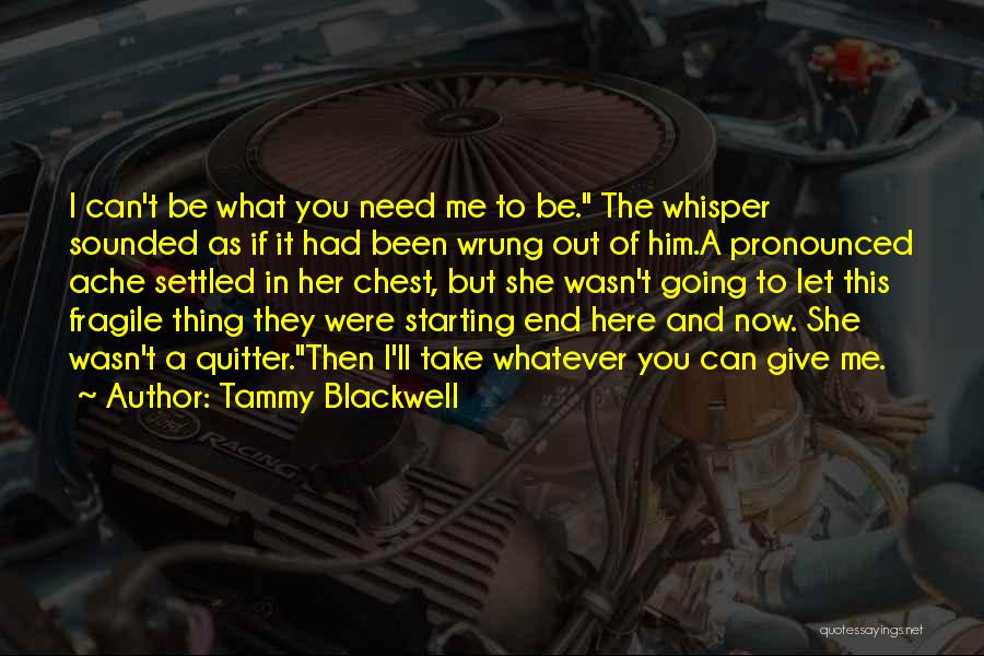 Starting Now Quotes By Tammy Blackwell