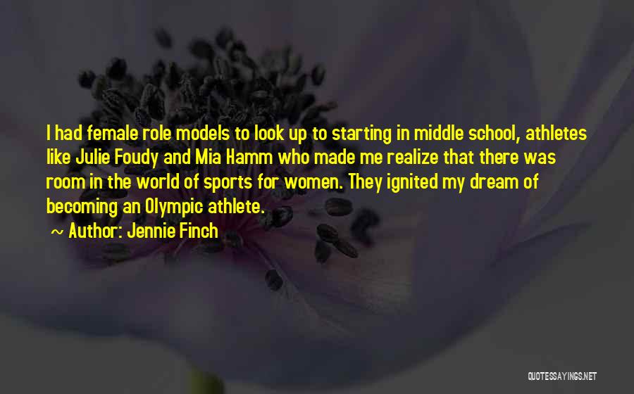 Starting Of School Quotes By Jennie Finch