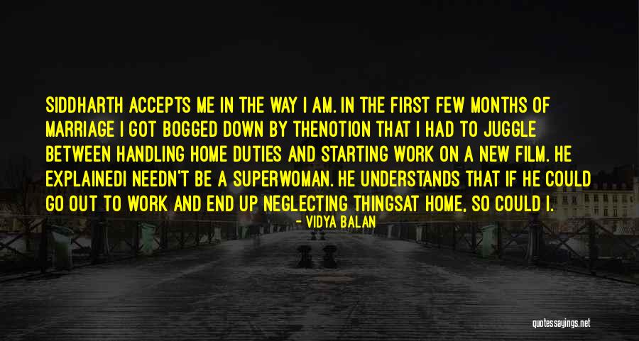 Starting Over Marriage Quotes By Vidya Balan Starting Over Marriage Quotes By Vidya Balan