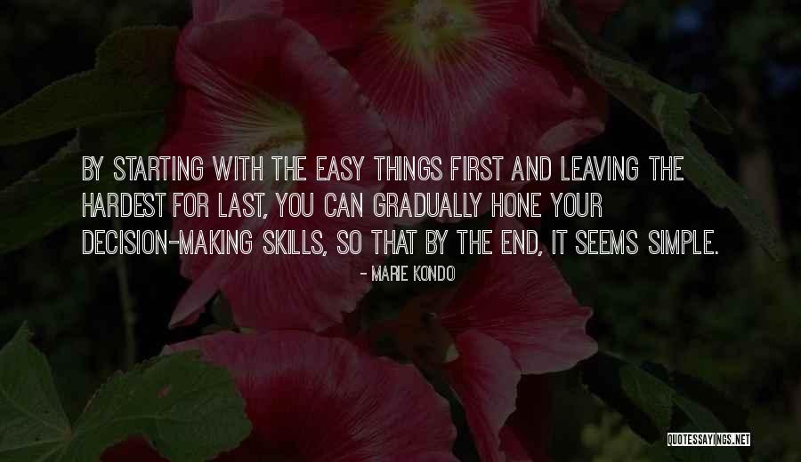Starting Simple Quotes By Marie Kondo Starting Simple Quotes By Marie Kondo