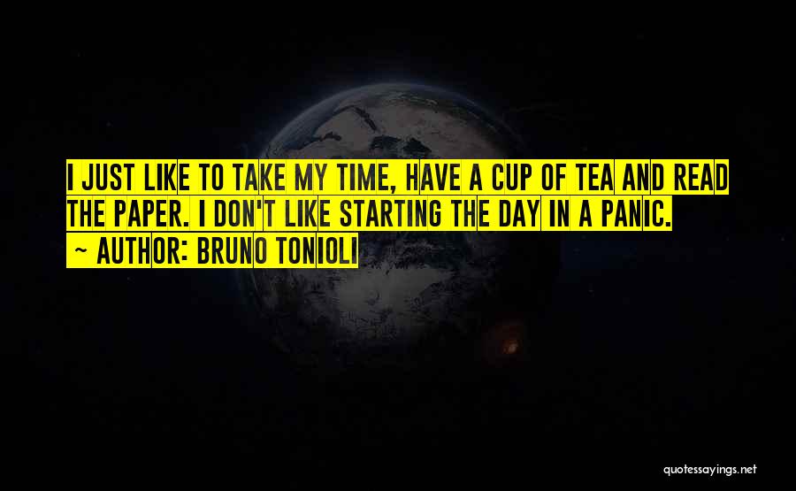 Starting The Day Quotes By Bruno Tonioli