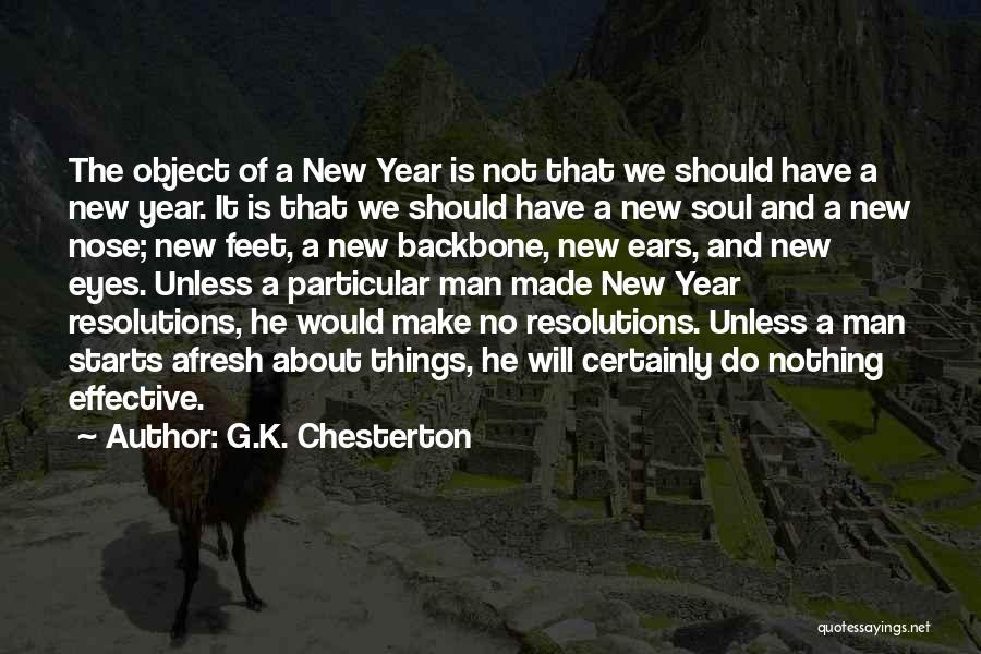 Starting The New Year Quotes By G.K. Chesterton