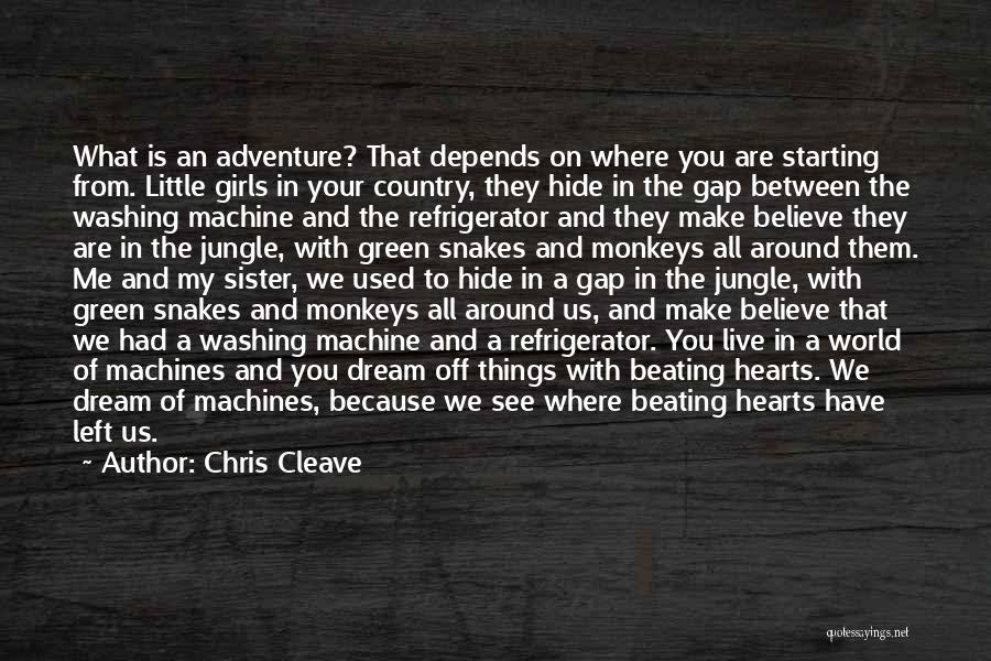 Starting Things Quotes By Chris Cleave