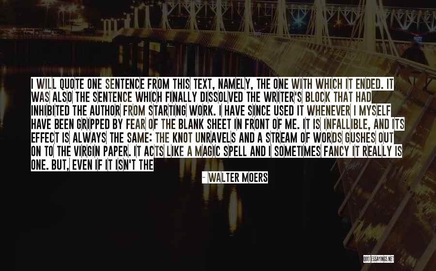 Starting To Work Quotes By Walter Moers Starting To Work Quotes By Walter Moers