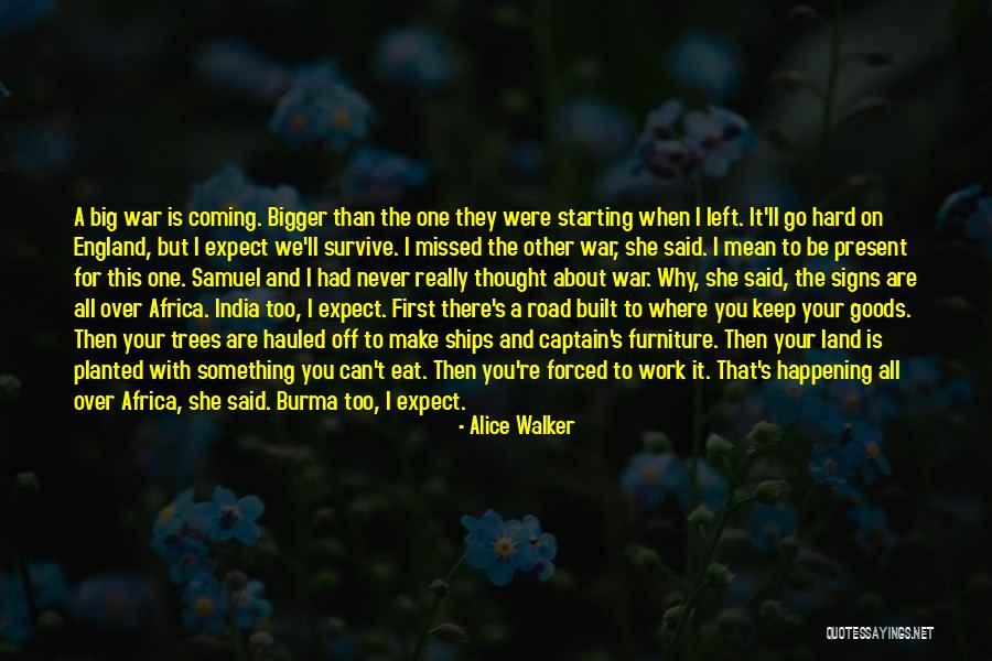 Starting Work Quotes By Alice Walker Starting Work Quotes By Alice Walker