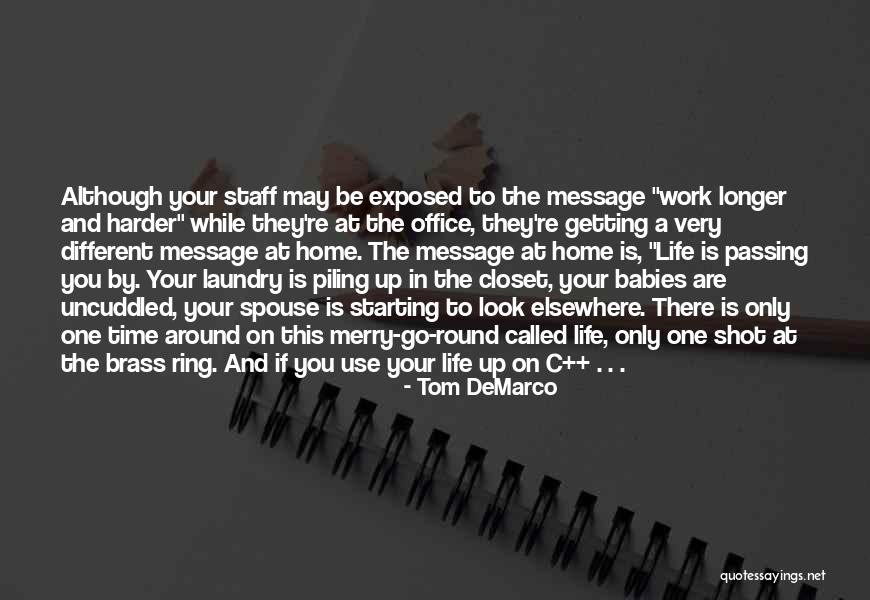 Starting Work Quotes By Tom DeMarco Starting Work Quotes By Tom DeMarco