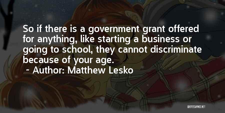 Starting Your Business Quotes By Matthew Lesko