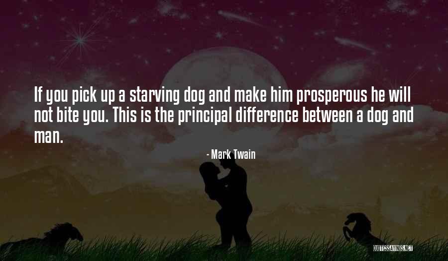 Starving Animals Quotes By Mark Twain