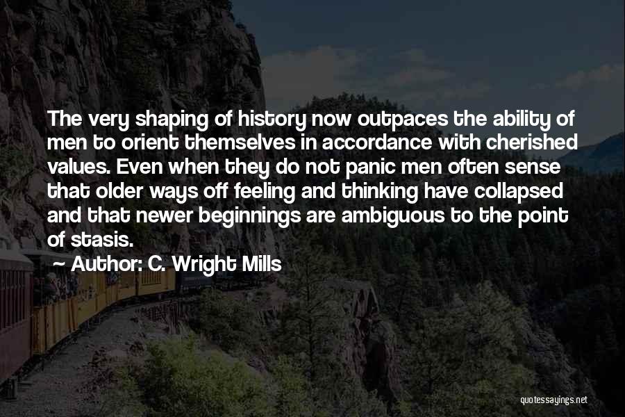 Stasis Quotes By C. Wright Mills