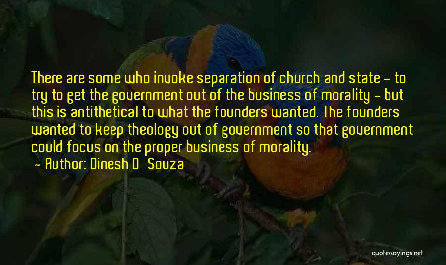 State And Church Quotes By Dinesh D'Souza