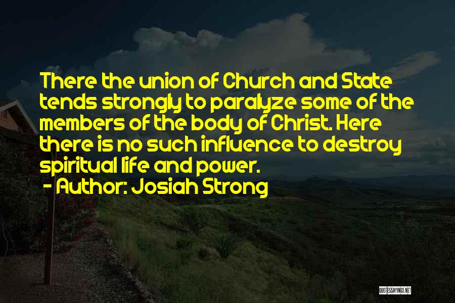 State And Church Quotes By Josiah Strong