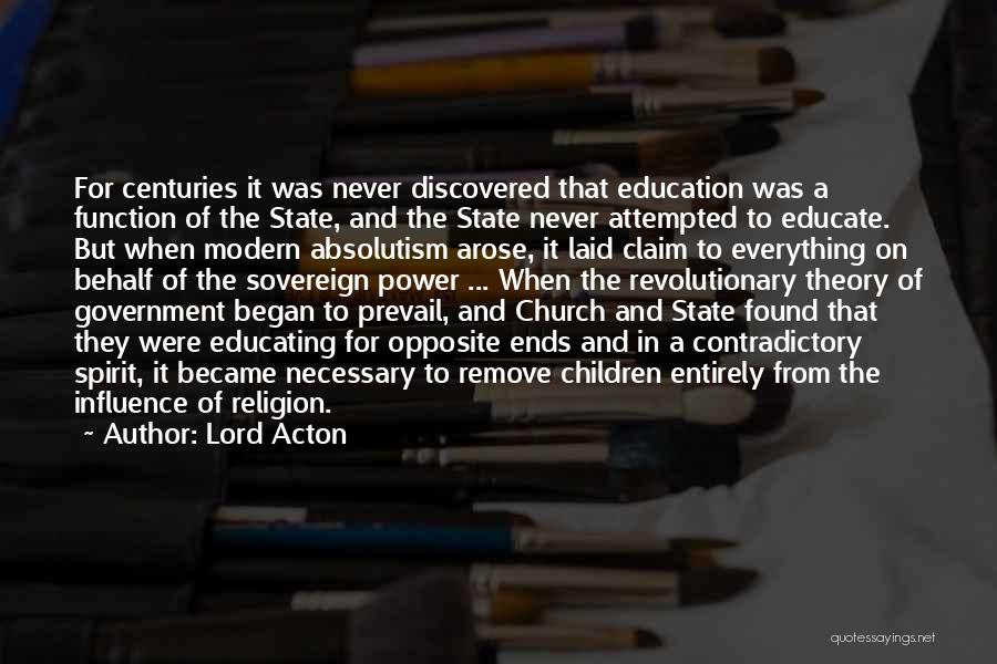 State And Church Quotes By Lord Acton