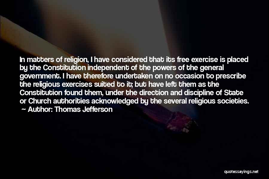 State And Church Quotes By Thomas Jefferson