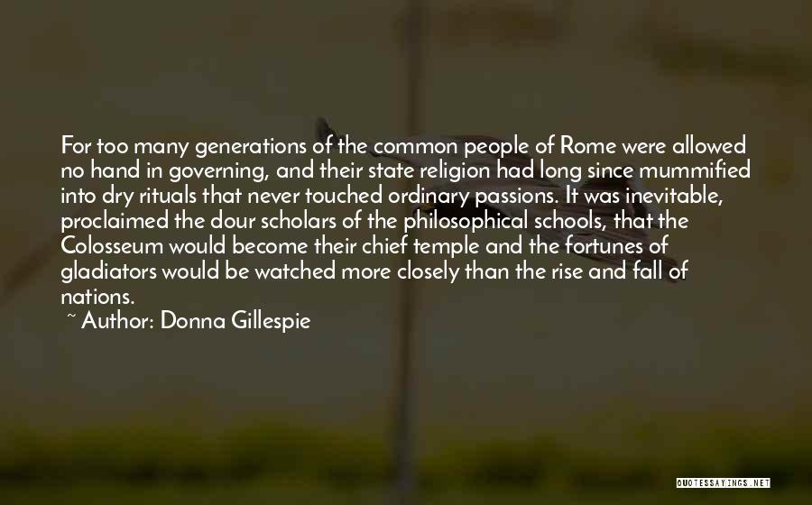 State And Religion Quotes By Donna Gillespie