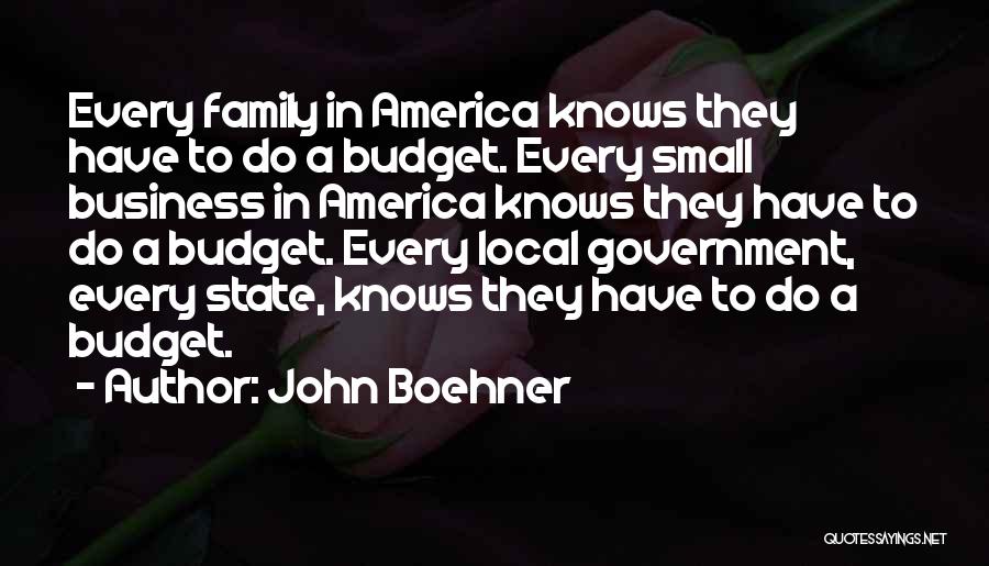 State Government Quotes By John Boehner