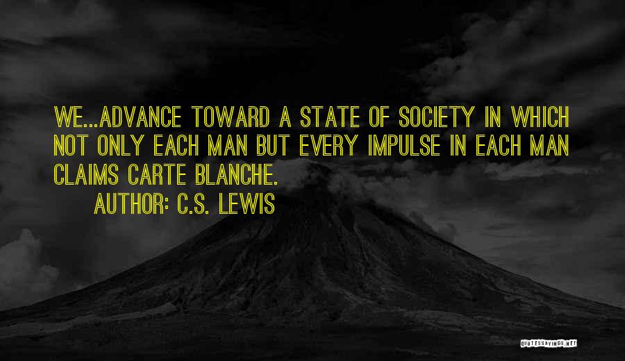 State Man Quotes By C.S. Lewis