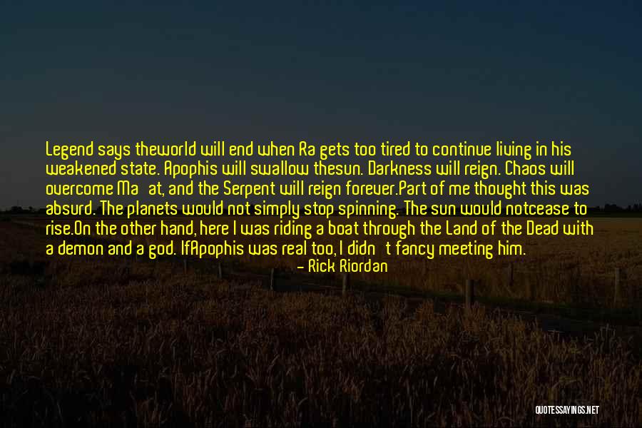 State Of Chaos Quotes By Rick Riordan State Of Chaos Quotes By Rick Riordan