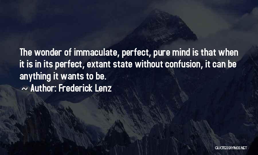 State Of Confusion Quotes By Frederick Lenz