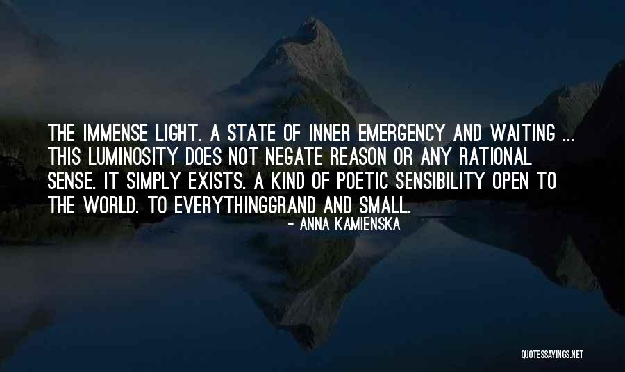 State Of Emergency Quotes By Anna Kamienska State Of Emergency Quotes By Anna Kamienska