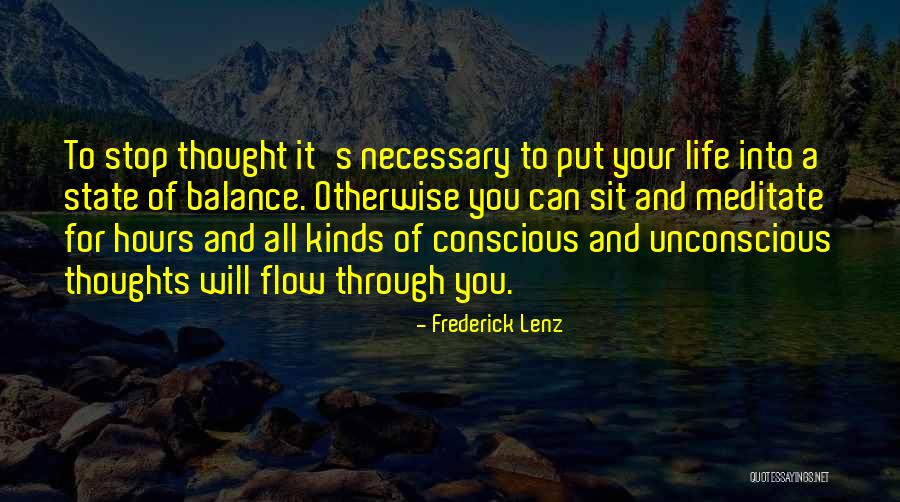 State Of Flow Quotes By Frederick Lenz State Of Flow Quotes By Frederick Lenz
