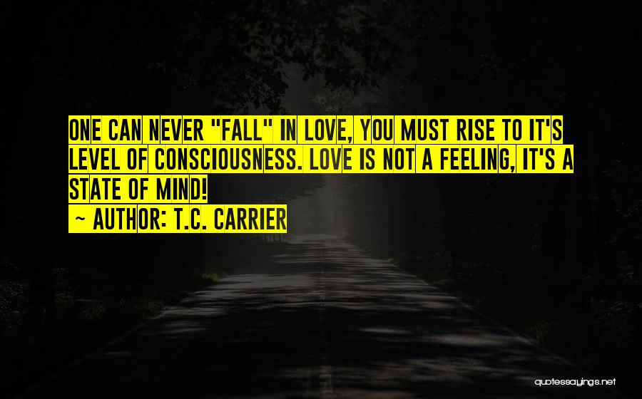 State Of Mind Love Quotes By T.C. Carrier