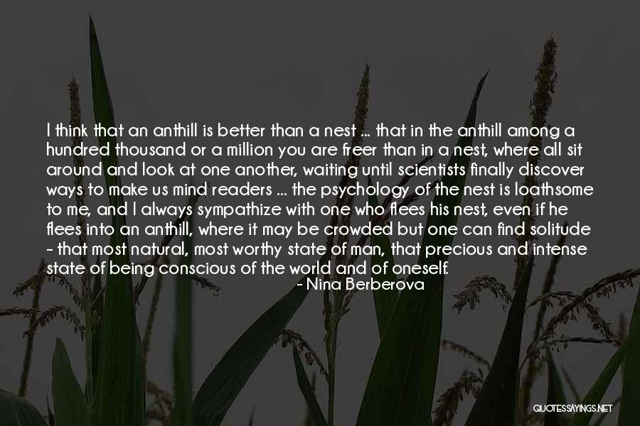 State Of Solitude Quotes By Nina Berberova State Of Solitude Quotes By Nina Berberova
