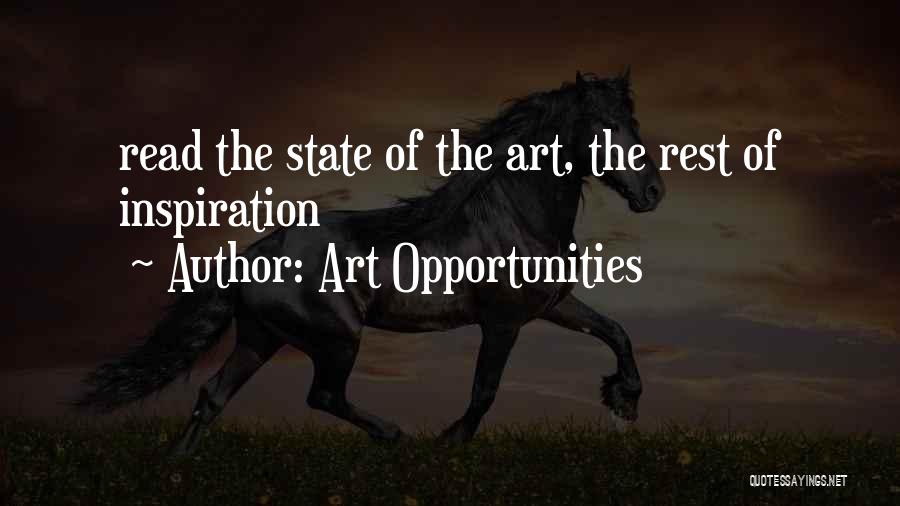 State Of The Art Quotes By Art Opportunities