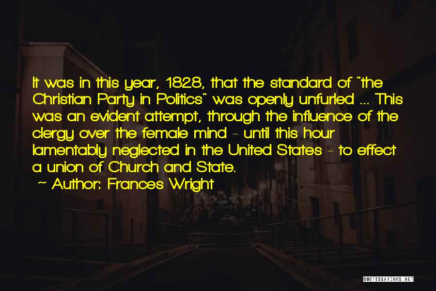 State Of Union Quotes By Frances Wright