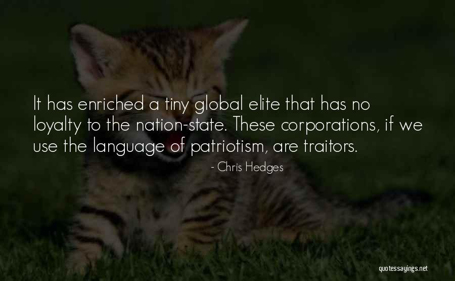State Patriotism Quotes By Chris Hedges
