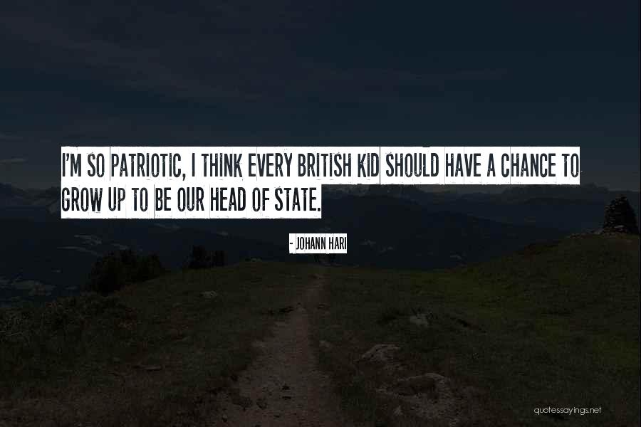 State Patriotism Quotes By Johann Hari