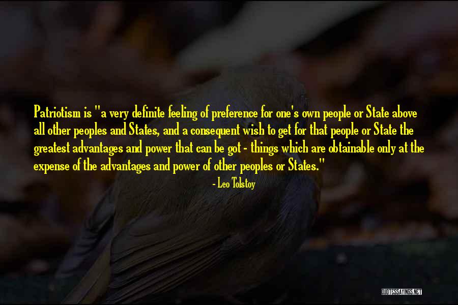 State Patriotism Quotes By Leo Tolstoy