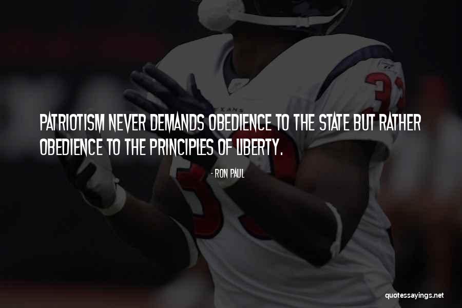 State Patriotism Quotes By Ron Paul
