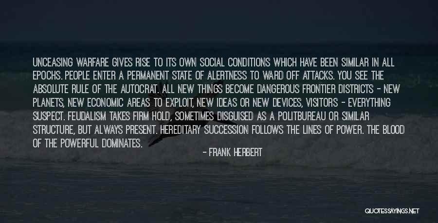 State Power Quotes By Frank Herbert