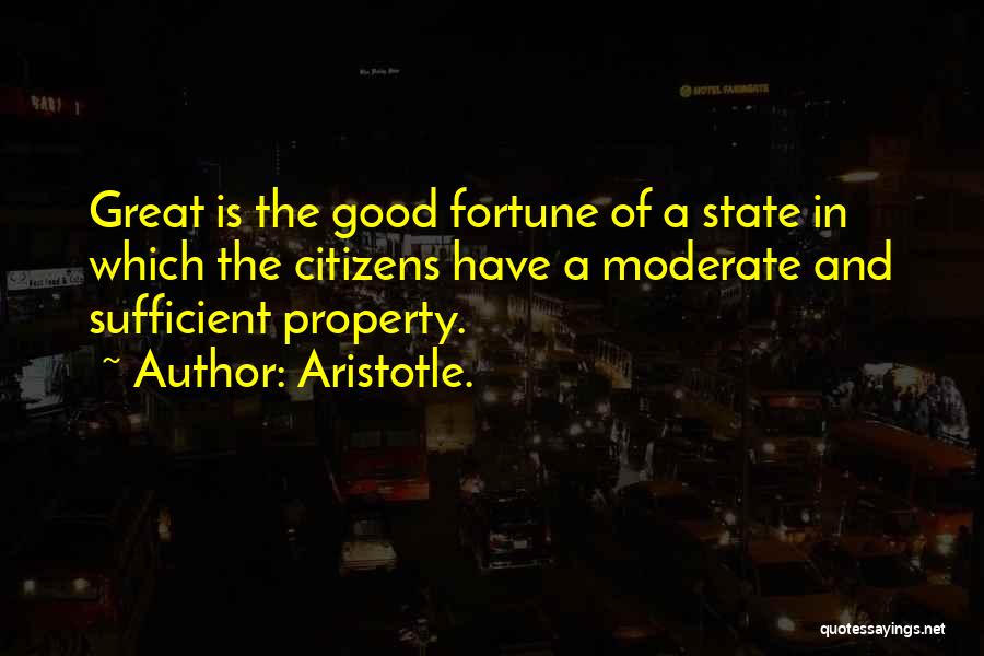 State Property Quotes By Aristotle.