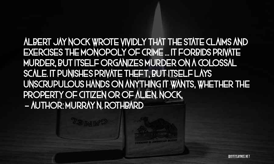 State Property Quotes By Murray N. Rothbard