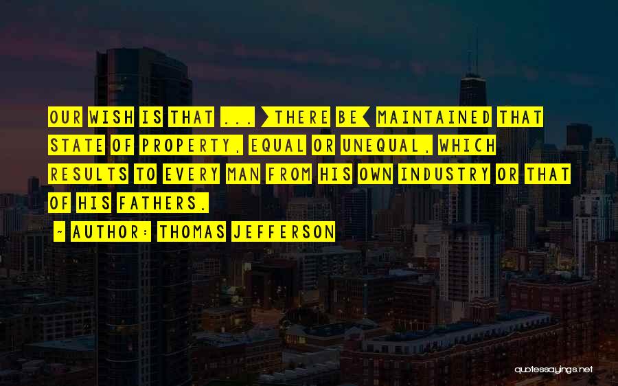 State Property Quotes By Thomas Jefferson