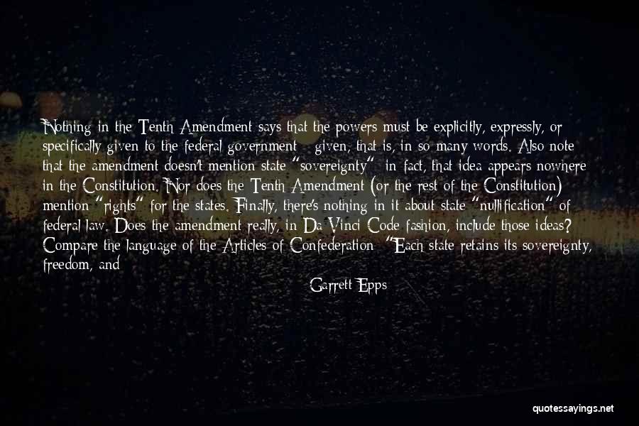 State Sovereignty Quotes By Garrett Epps State Sovereignty Quotes By Garrett Epps