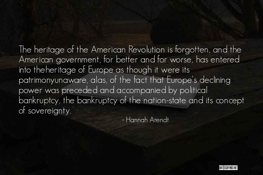 State Sovereignty Quotes By Hannah Arendt