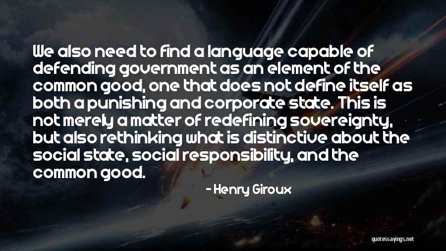 State Sovereignty Quotes By Henry Giroux