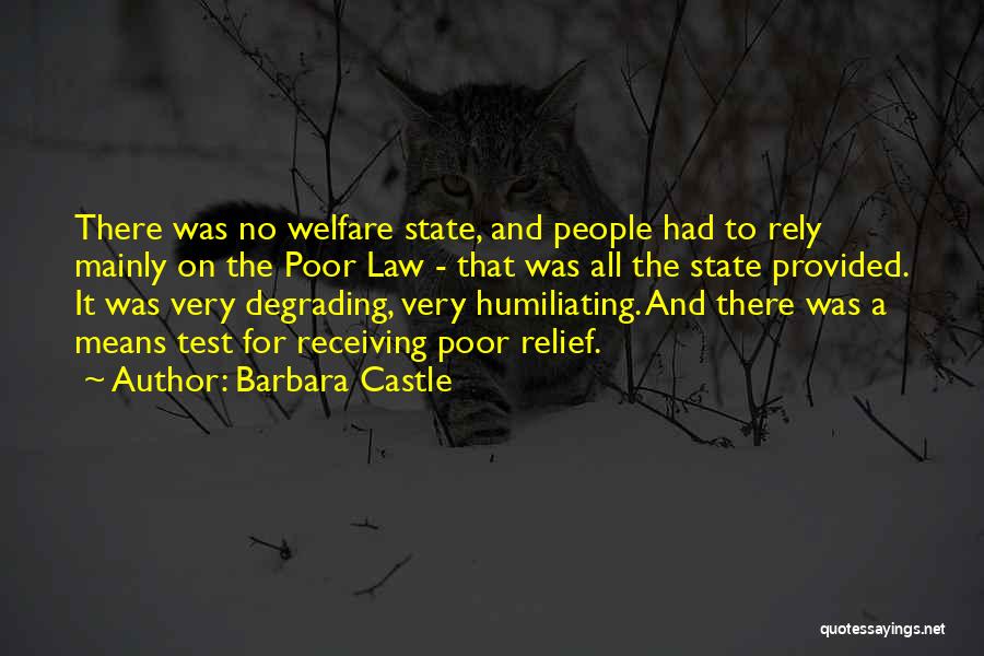 State Test Quotes By Barbara Castle