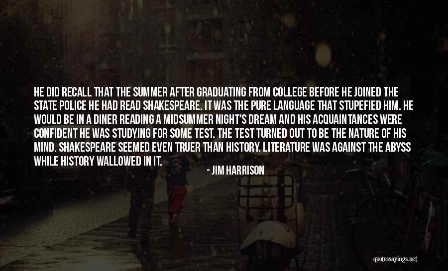 State Test Quotes By Jim Harrison State Test Quotes By Jim Harrison