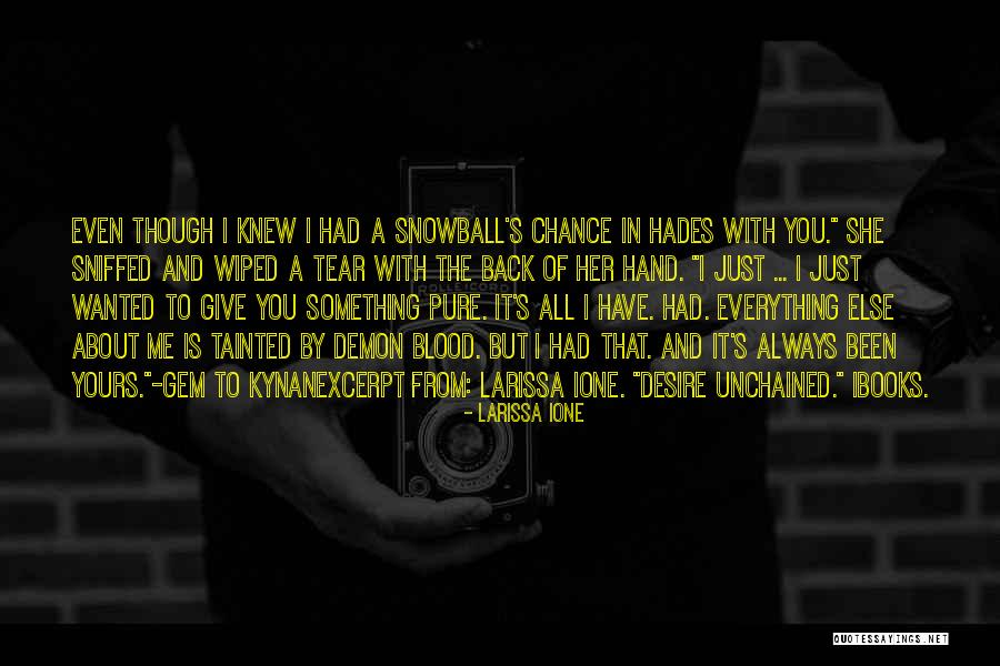 State Tour Quotes By Larissa Ione State Tour Quotes By Larissa Ione