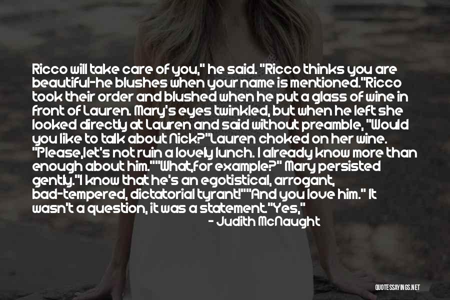 Statement And Question Quotes By Judith McNaught Statement And Question Quotes By Judith McNaught